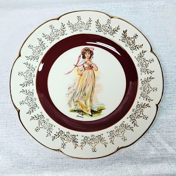 Vintage 1960's Ascot Serving Dish By Wood & Sons Depicting  " Pinkie" - Picture 1 of 4